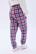 AERO Plaid Printed Plush Pajama Jogger thumbnail 8