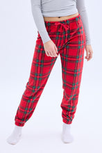Jogger pyjama pelucheux à carreaux AERO thumbnail 1