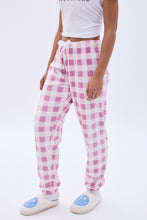 AERO Plaid Printed Plush Pajama Jogger thumbnail 1
