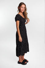 AERO Cap Sleeve Side Smocked Midi Dress thumbnail 14