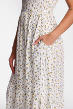 AERO Cap Sleeve Side Smocked Midi Dress thumbnail 2