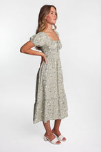 AERO Cap Sleeve Side Smocked Midi Dress thumbnail 19
