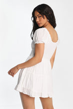 AERO Scoop Neck Fit & Flare Smocked Mini Dress thumbnail 8