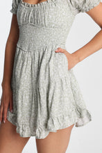 AERO Scoop Neck Fit & Flare Smocked Mini Dress thumbnail 11