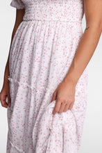AERO Short Sleeve Smocked Tiered Midi Dress thumbnail 3