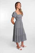 AERO Short Sleeve Smocked Tiered Midi Dress thumbnail 14