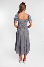 AERO Short Sleeve Smocked Tiered Midi Dress thumbnail 15