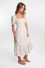 AERO Short Sleeve Smocked Tiered Midi Dress thumbnail 9