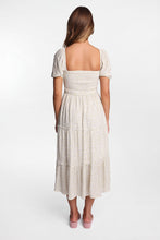 AERO Short Sleeve Smocked Tiered Midi Dress thumbnail 10