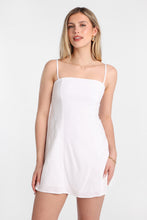 AERO Linen-Blend Strapless Mini Dress thumbnail 3