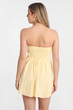 AERO Linen-Blend Strapless Mini Dress thumbnail 15