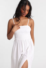 AERO Linen-Blend Strapless Midi Dress thumbnail 7