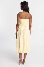 AERO Linen-Blend Strapless Midi Dress thumbnail 21
