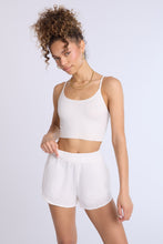 Shorts taille haute à enfiler en cotton léger thumbnail 2