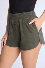 Shorts taille haute à enfiler en cotton léger thumbnail 7