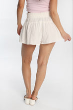 Shorts taille haute à enfiler en cotton léger thumbnail 11