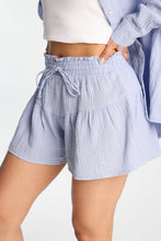 Shorts taille haute à enfiler en cotton léger thumbnail 2