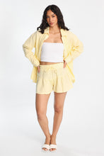 Shorts taille haute à enfiler en cotton léger thumbnail 8