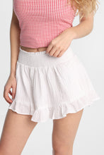 Short taille haute à enfiler en seersucker AERO thumbnail 2