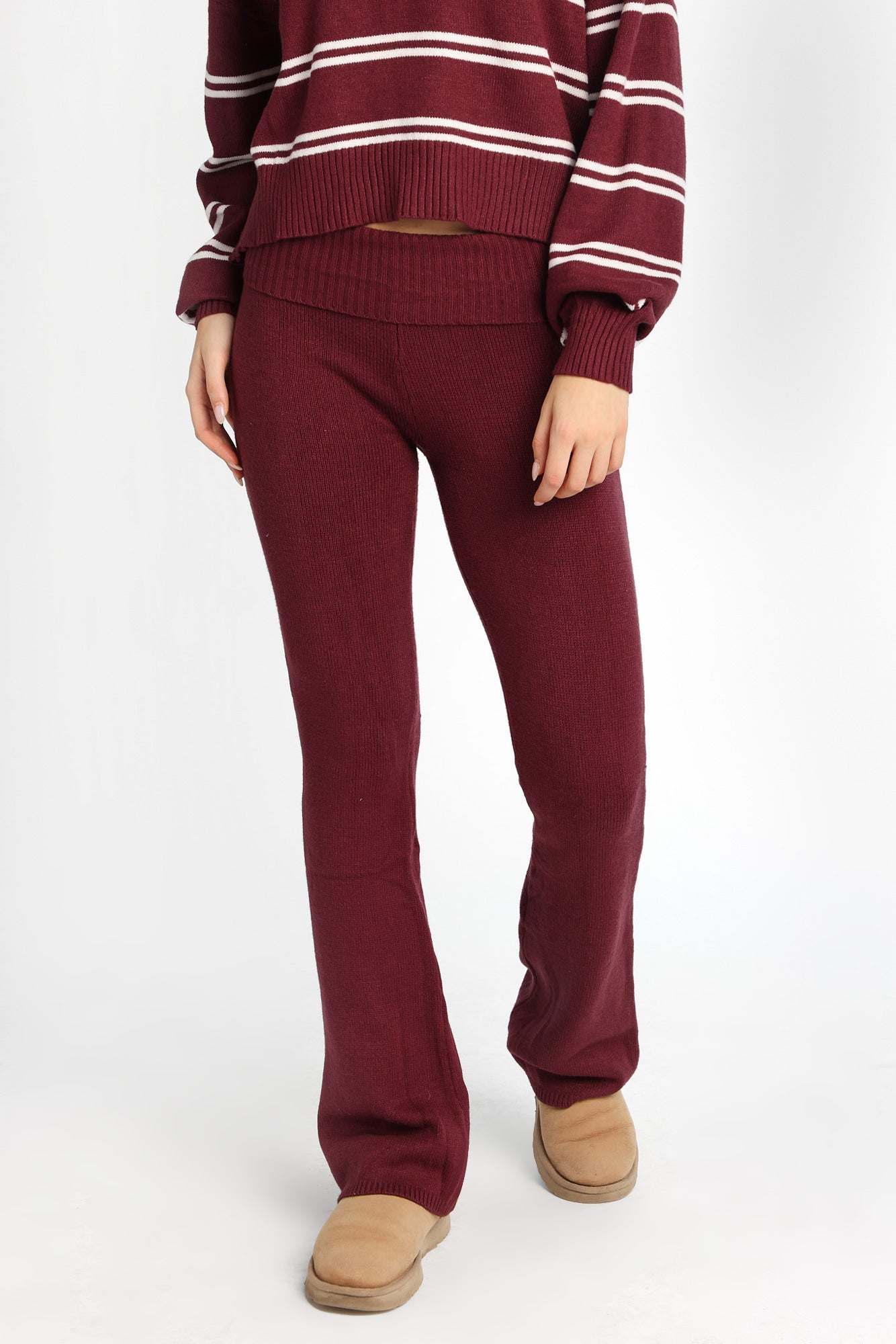 AERO Flat Knit Sweater Pants