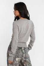 AERO Crew Neck Button-Up Cardigan thumbnail 3