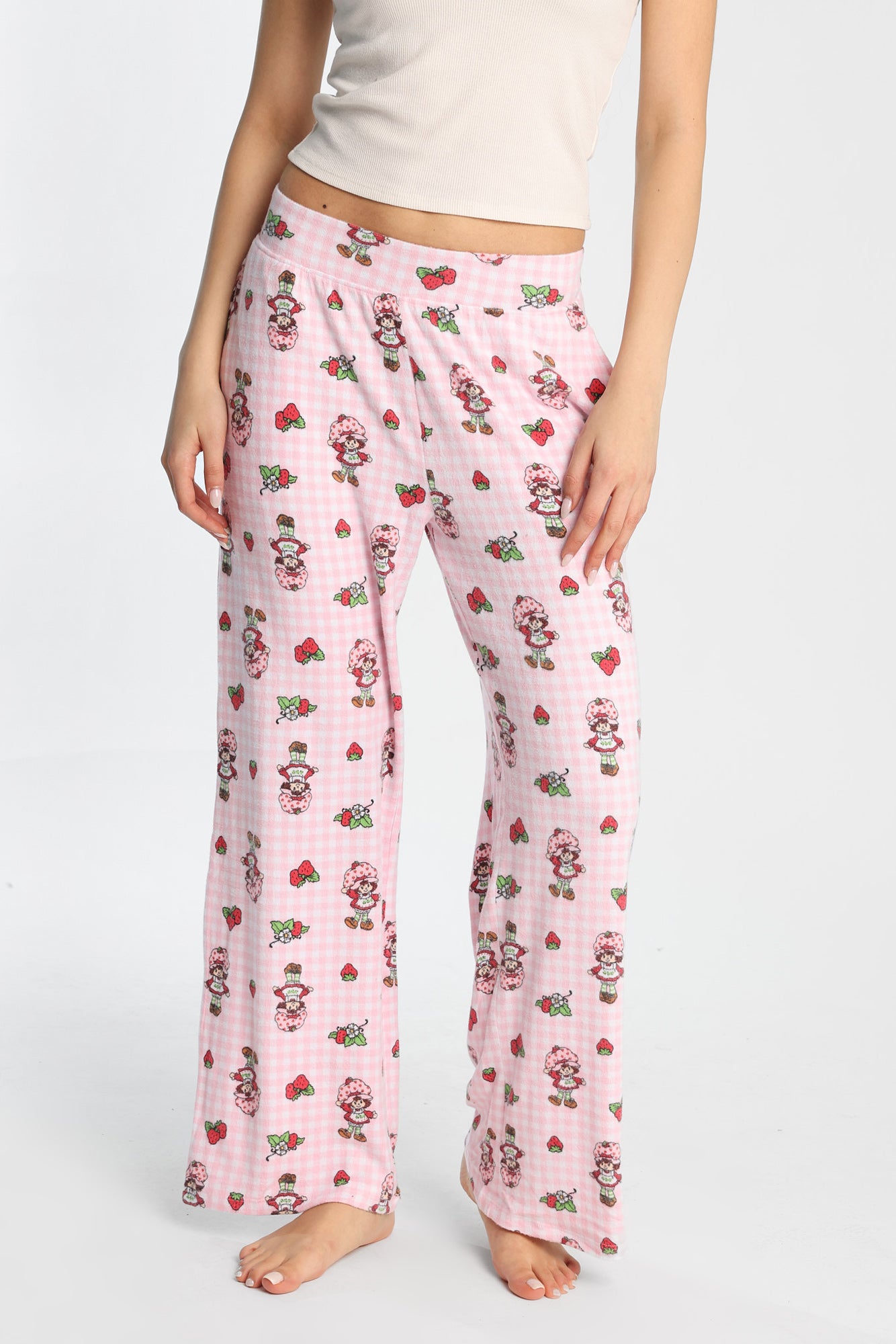 Strawberry Shortcake Super Soft Wide Leg Pajama Pants