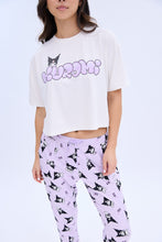 Ensemble pantalon et t-shirt pyjama imprimé Kuromi thumbnail 3
