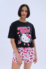 Ensemble short et t-shirt pyjama imprimé Hello Kitty thumbnail 1