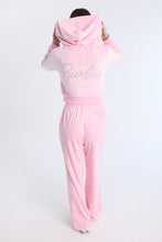 Barbie Rhinestuds Velour Zip-Up Hoodie And Sweatpants 2-Piece Set thumbnail 2