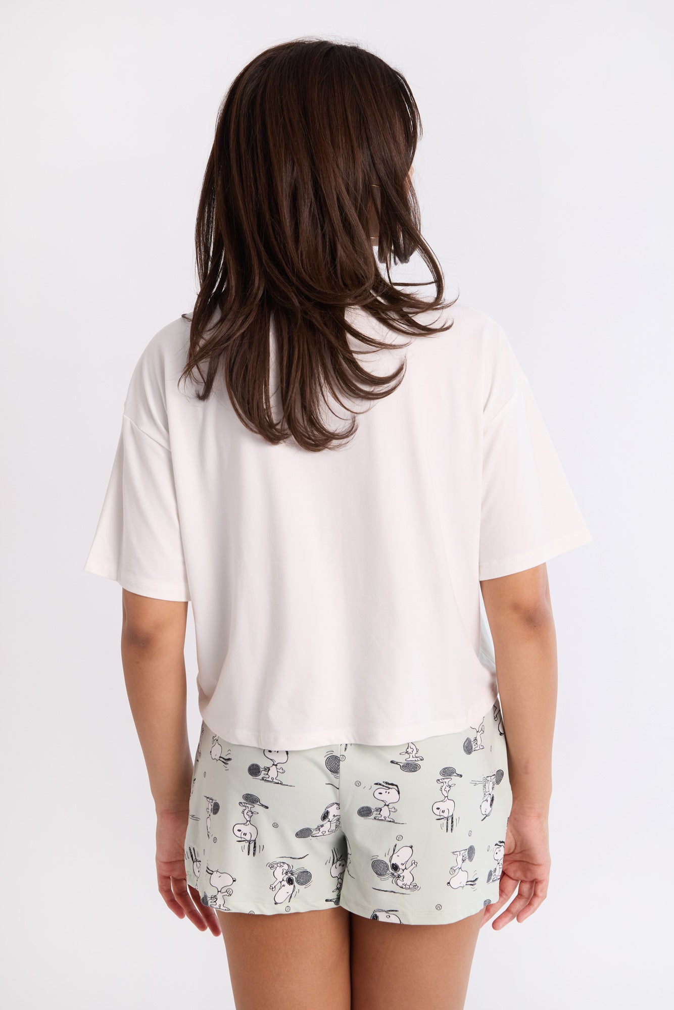 Peanuts Snoopy Super Soft Pajama Tee And Shorts 2-Piece Set