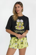 Keroppi Pajama Tee & Plush Shorts 2-Piece Set thumbnail 1