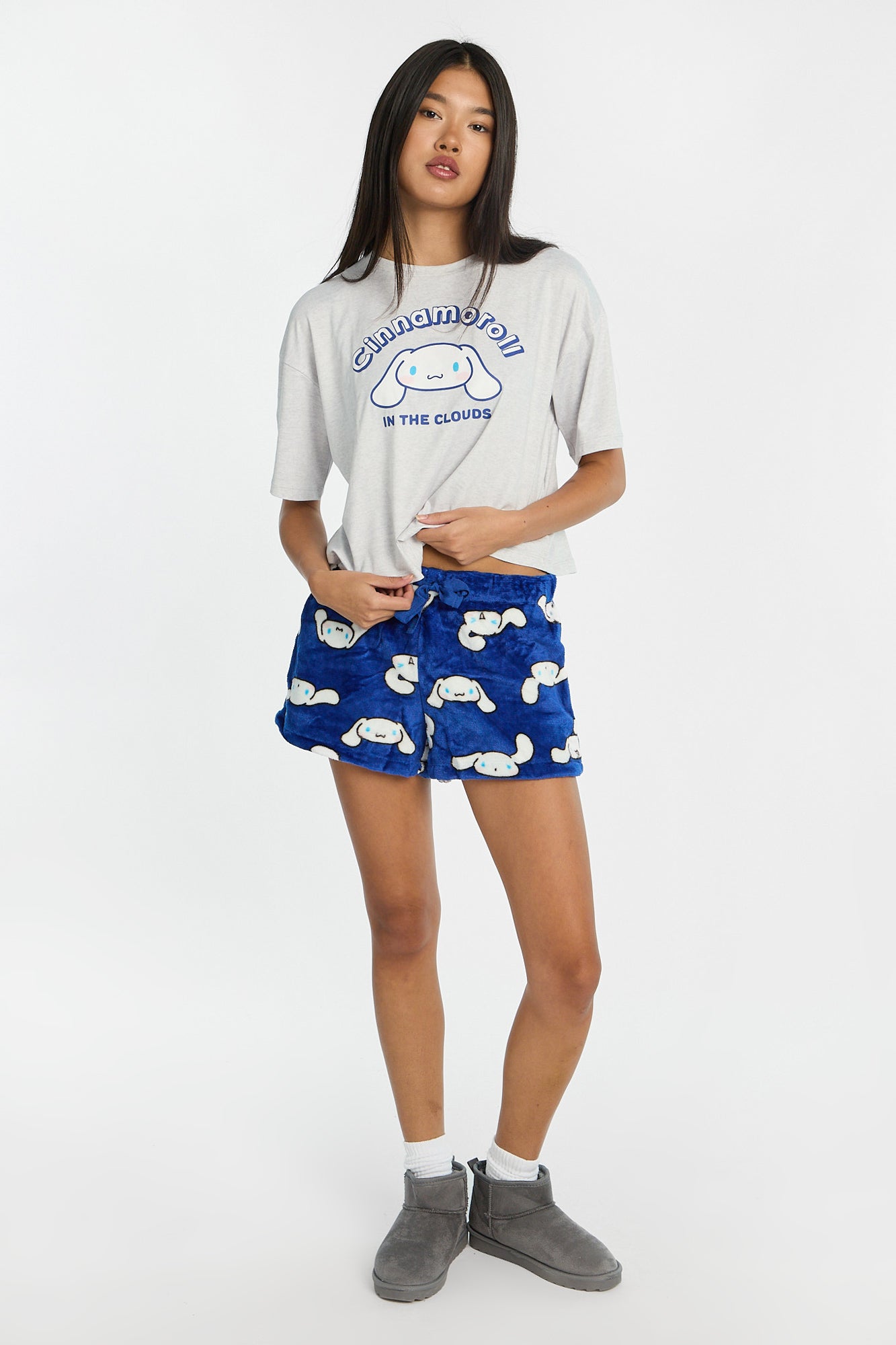 Cinnamoroll Pajama Tee & Plush Shorts 2-Piece Set