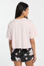 Ensemble T-shirt et short pelucheux pyjama imprimé Kuromi My Melody thumbnail 3