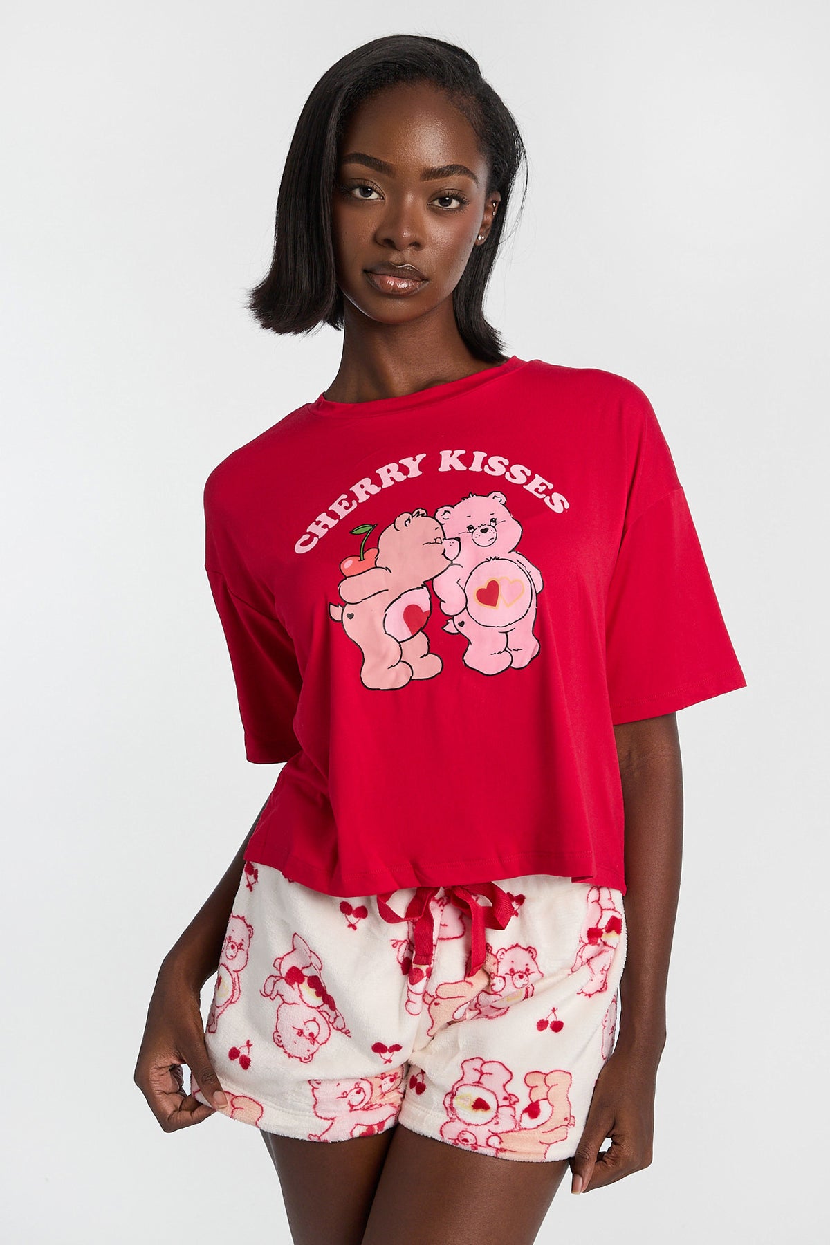 Care Bears Pajama Tee & Plush Shorts 2-Piece Set