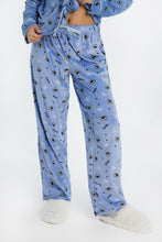 Cookie Monster Velour Pajama Dad Shirt And Pants 2-Piece Set thumbnail 4