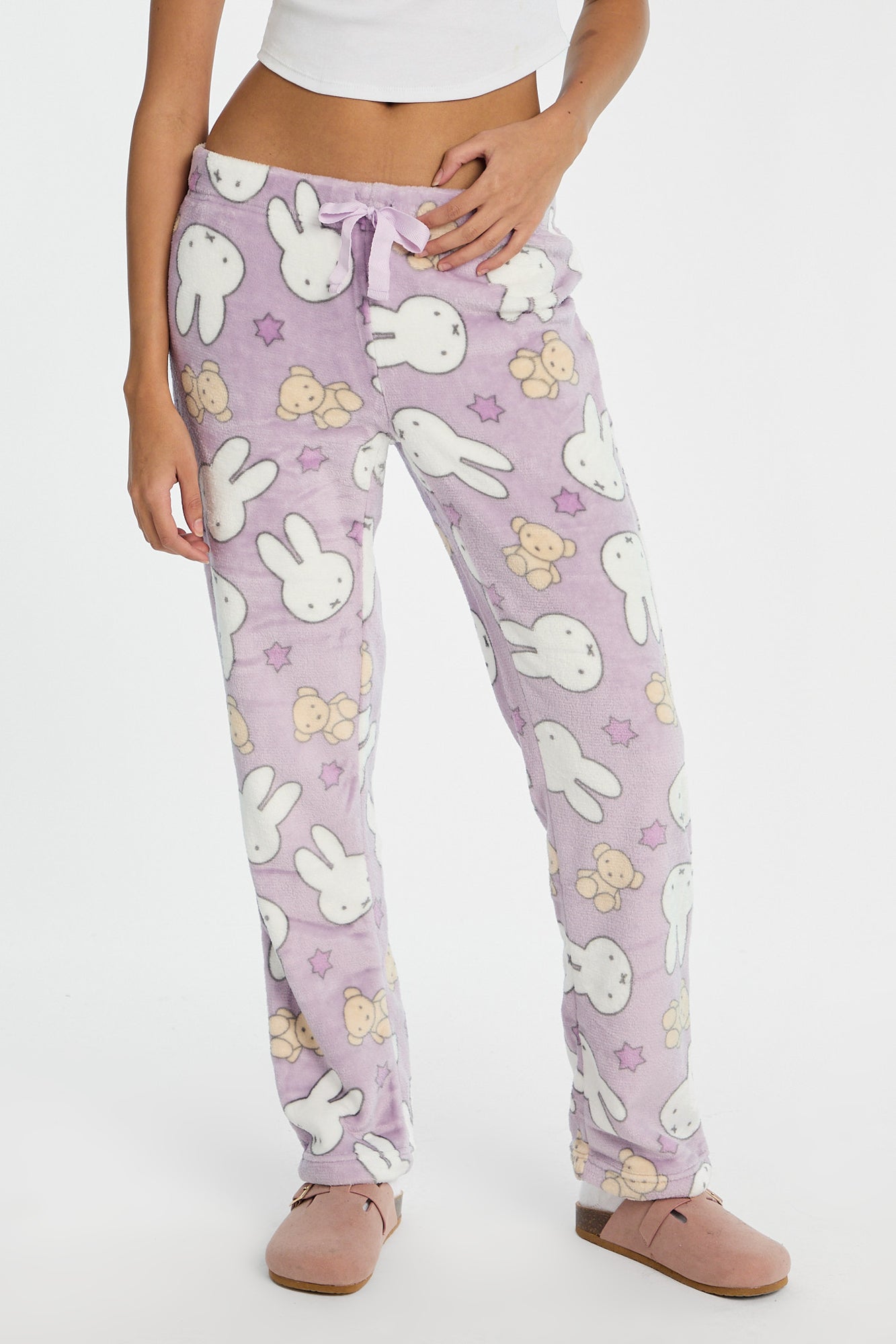Pantalon pyjama pelucheux imprimé Miffy Teddy