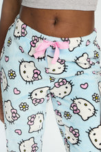 Pantalon pyjama pelucheux imprimé Hello Kitty fleur thumbnail 2