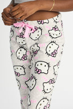 Pantalon pyjama pelucheux imprimé Hello Kitty noeud thumbnail 2