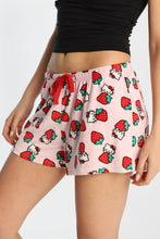Short pyjama en velour imprimé Hello Kitty fraises thumbnail 2