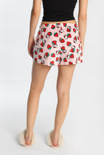 Short pyjama en velour imprimé Hello Kitty fraises thumbnail 3