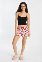 Short pyjama en velour imprimé Hello Kitty fraises thumbnail 4