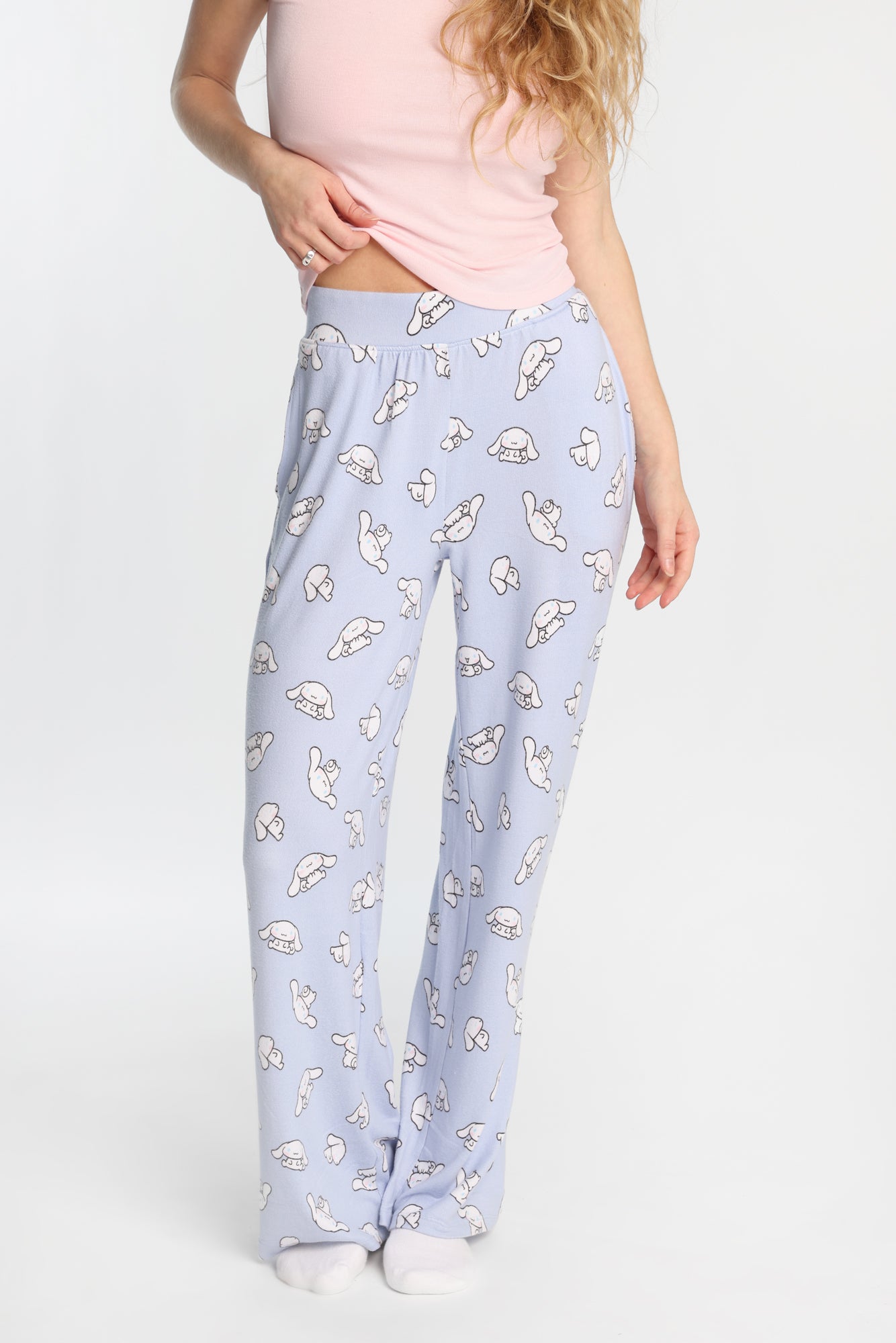 Pantalon de pyjama à jambes larges super doux Cinnamoroll