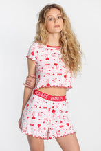 Peanuts Heart Super Soft Pajama Tee And Boxer Shorts 2-Piece Set thumbnail 1