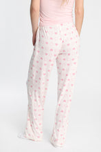Pantalon de pyjama à jambes larges super doux Hello Kitty coeur thumbnail 4