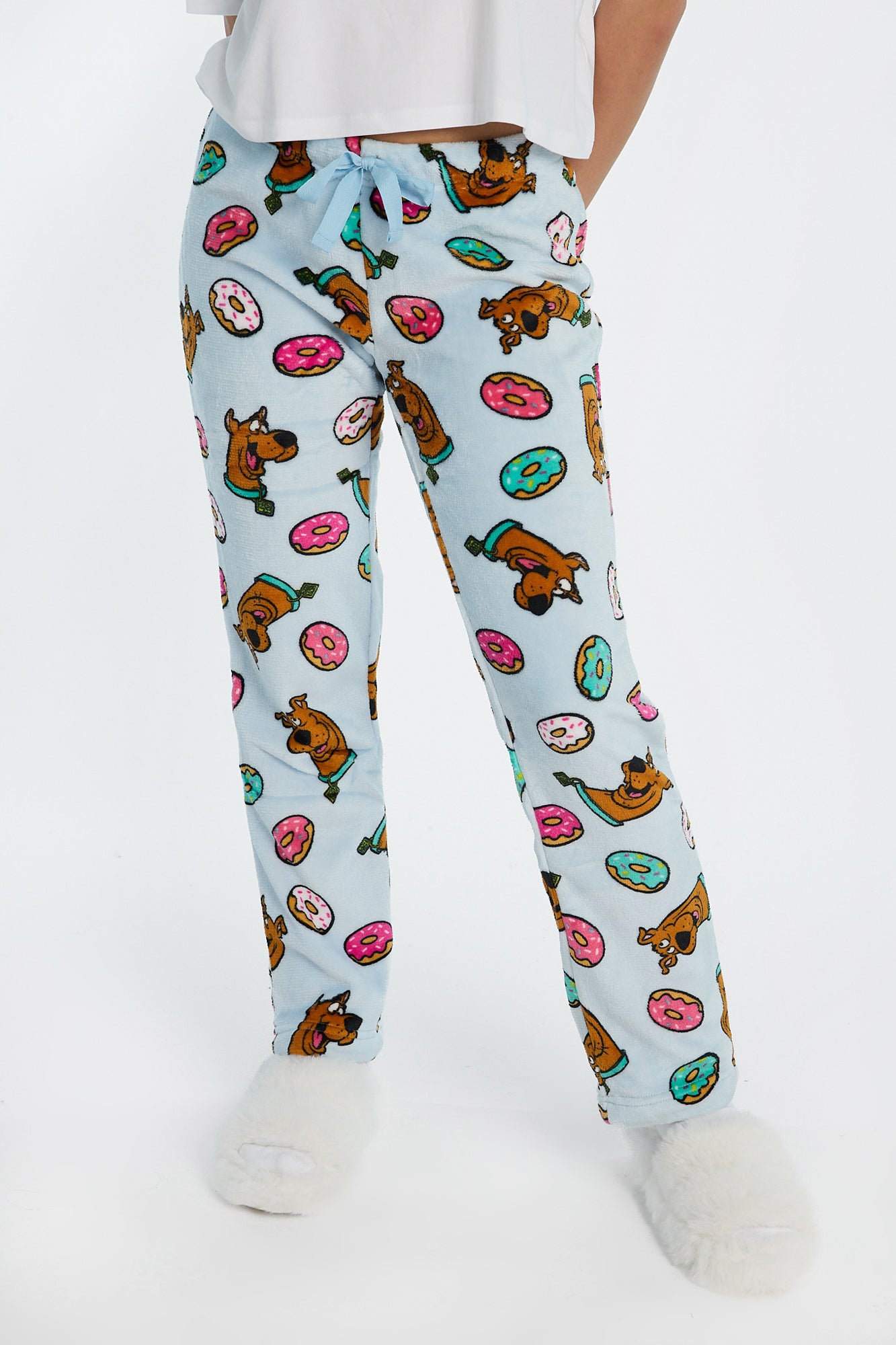 Scooby-Doo Donuts Plush Pajama Pants