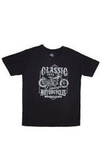 Classic Vintage Motorcycles Graphic Oversized Tee thumbnail 1