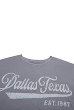 T-shirt coupe garçonne imprime? graphique AERO Dallas Texas Est 1987 thumbnail 2
