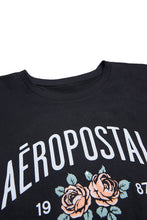 T-shirt classique imprimé graphique Aéropostale Rose Bud thumbnail 2