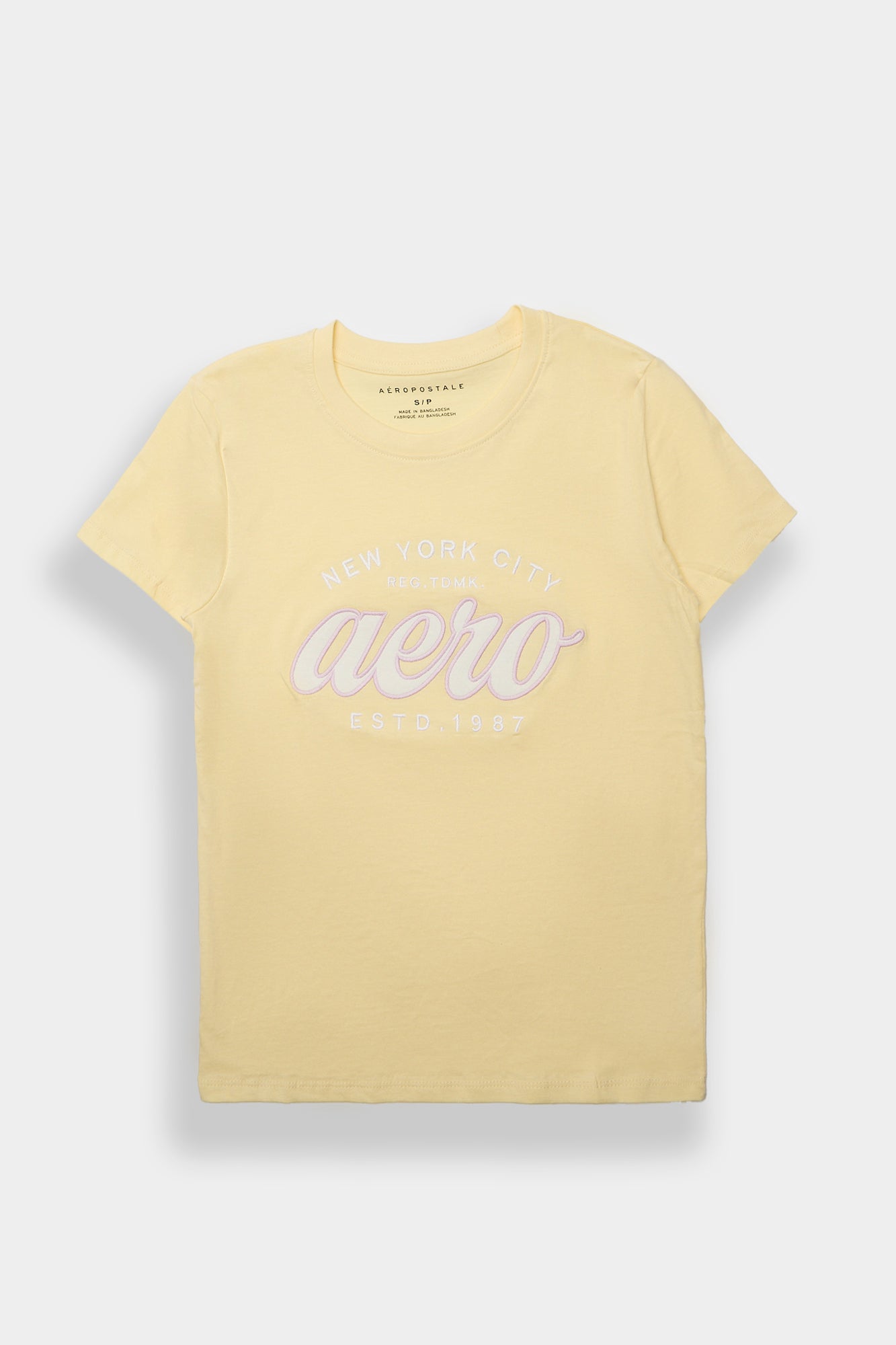 AERO New York City Registered Trademark Embroidered Graphic Classic Tee