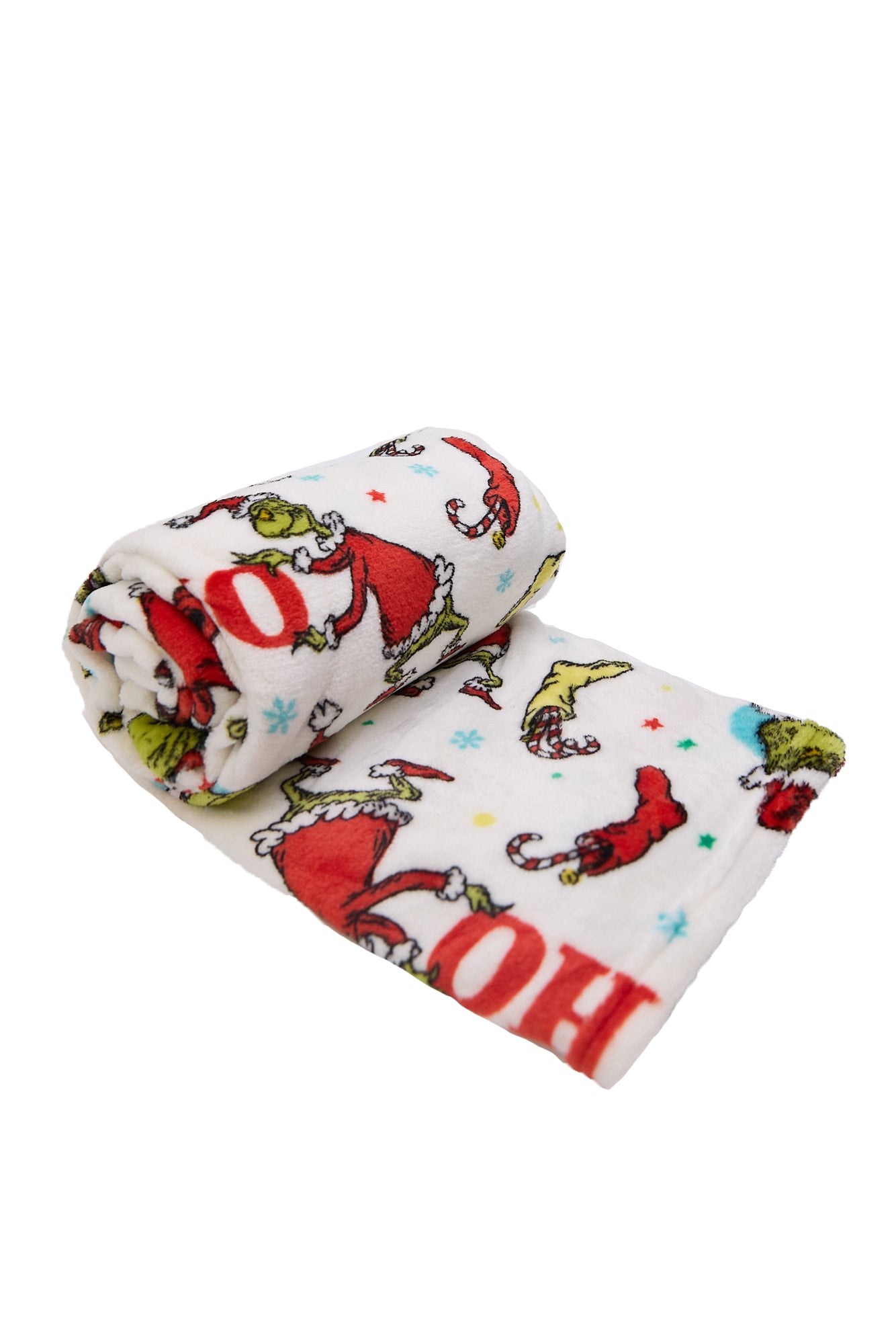 The Grinch Boots Printed Plush Throw Blanket